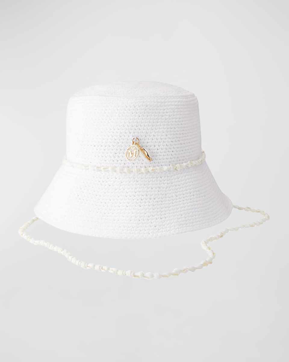 Axel Crochet Bucket Bag with Seashell Strap